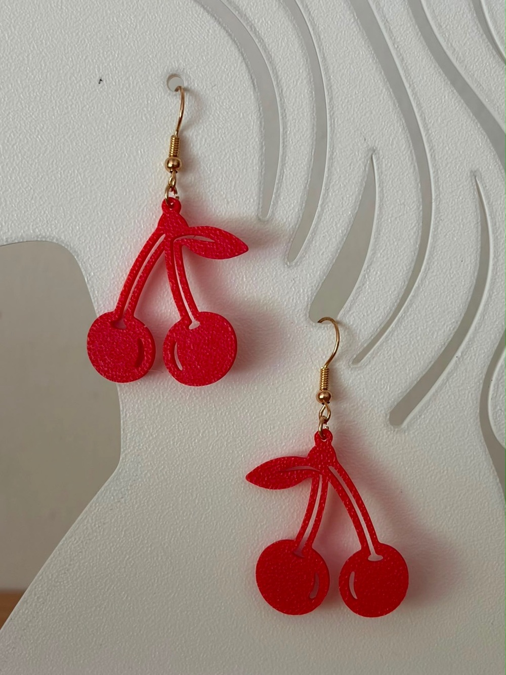Red Cherry Dangle Earrings - Women Jewelry